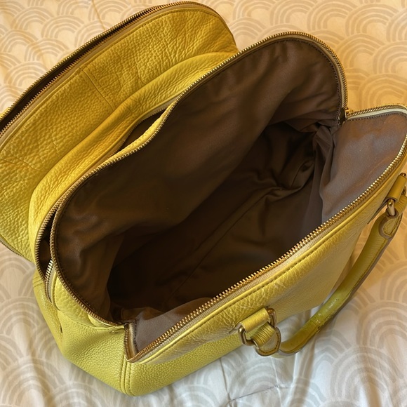 J. Crew Biennial Satchel in Yellow - Picture 8 of 15